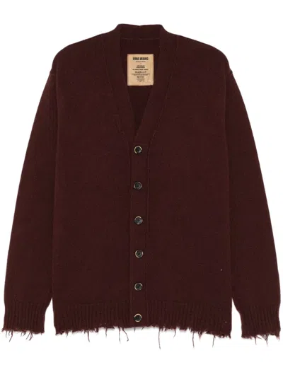 Uma Wang Over Cardigan In Red