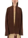 Uma Wang Women's Oversize Fit Cardigan In Brown