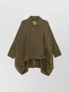 Uma Wang Oversized Asymmetrical Double Breasted Jacket In Black