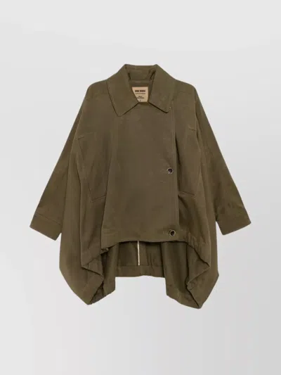 UMA WANG OVERSIZED ASYMMETRICAL DOUBLE BREASTED JACKET
