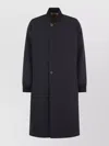 Uma Wang Oversized Bomber-collar Coat In Blue