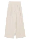 Uma Wang Pleat-detailed Trousers In Weiss