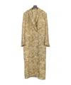Uma Wang Palegold Patterned Jacket In Nude