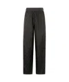 Uma Wang Geometric Pattern Relaxed Fit Elastic Waistband In Black