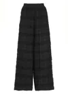 Uma Wang Wide Leg Trousers Check Pattern In Black