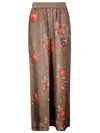 Uma Wang Graphic Printed Straight-leg Trousers In Brown