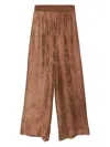 Uma Wang Pansy Trousers In Brown