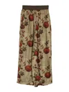 Uma Wang Botanical Print Wide-leg Trousers With Relaxed Fit In Multi