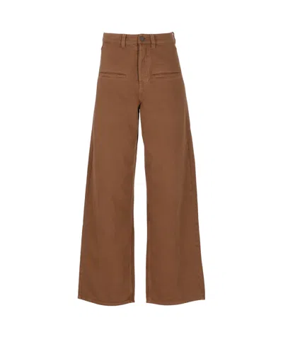 Uma Wang Pantaloni Ball In Brown