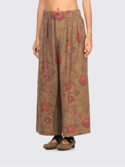 UMA WANG PANTS UMA WANG WOMAN COLOR GREEN,H46862012