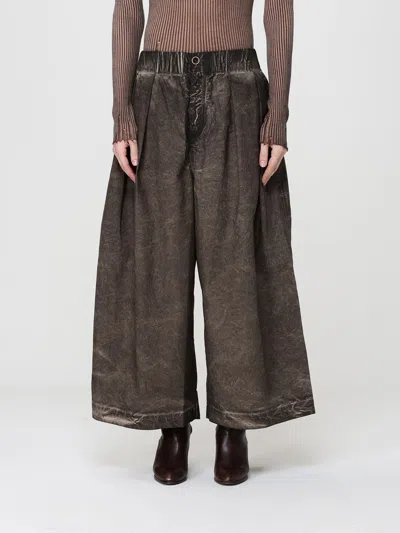 Uma Wang パンツ  レディース カラー グレー In Green