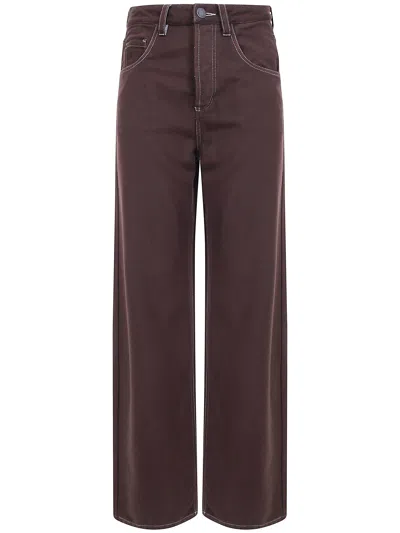Uma Wang 'phillis' Pants In Brown