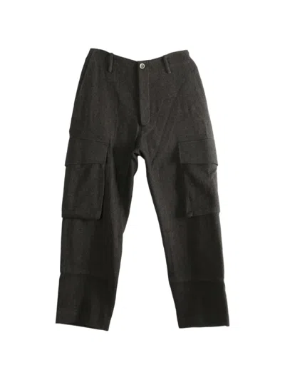 Uma Wang Patch-pocket Cargo Pants In Gray