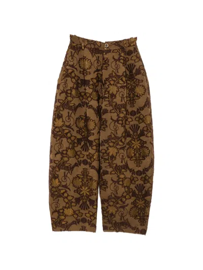 Uma Wang Patina Pants In Brown