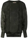 Uma Wang Patterned-jacquard Shirt In 绿色