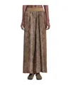 Uma Wang Patterned Trousers In Brown