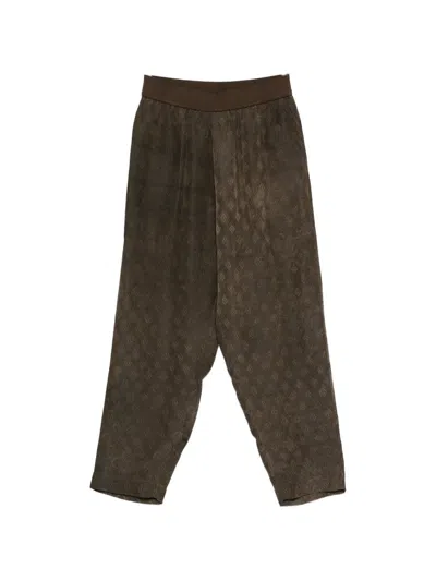 UMA WANG PATTERNED TROUSERS
