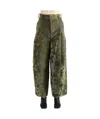 Uma Wang Paw Pants In Green