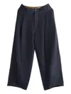 Uma Wang Paw Pleated-front Trousers In Blue