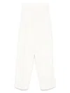 Uma Wang Paw Trousers In White