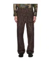 Uma Wang Burgundy Paxton Pants In Brown