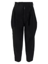 Uma Wang Linen-blend Trousers In Black