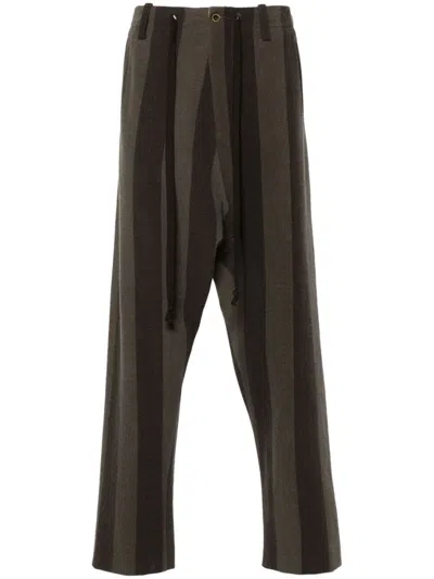 Uma Wang Perch Pants In Brown