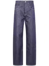 Uma Wang Belt Loop Jeans In Blue