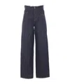 Uma Wang Phyllis Jeans In Denim In Blue