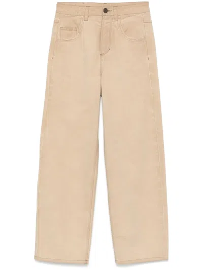 Uma Wang Phyllis Jeans In Neutrals