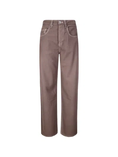 Uma Wang Phyllis Straight Trousers In Animal Print