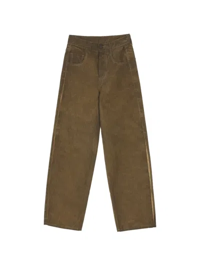 Uma Wang Phyllis Trousers In Green