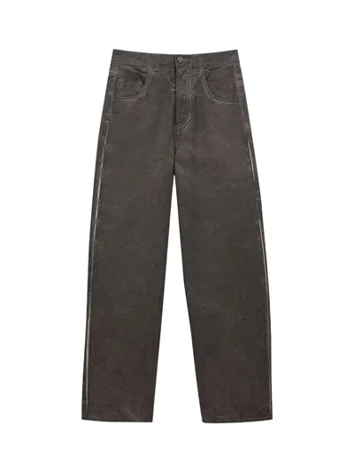 Uma Wang Phyllis Trousers Grey Brown