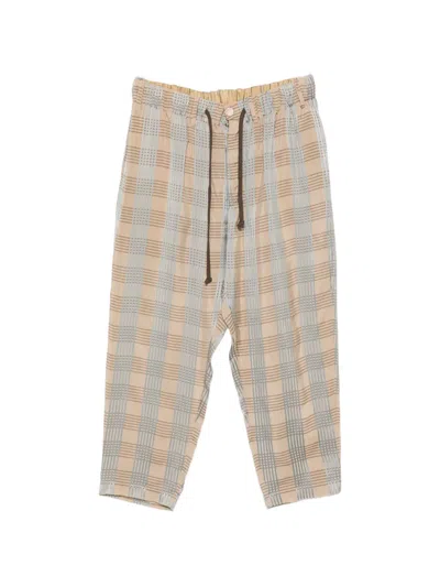 Uma Wang Pigiama Drawstring Trousers In Brown