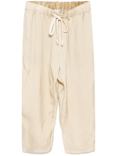 Uma Wang Pigiama Pants In Neutrals