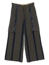 Uma Wang Pilly Trousers In Gray
