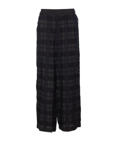 UMA WANG PLAID CASUAL PANTS