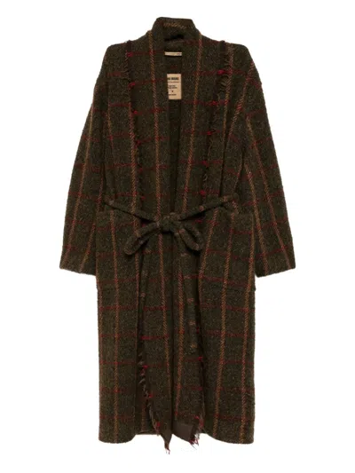 Uma Wang Plaid Coat