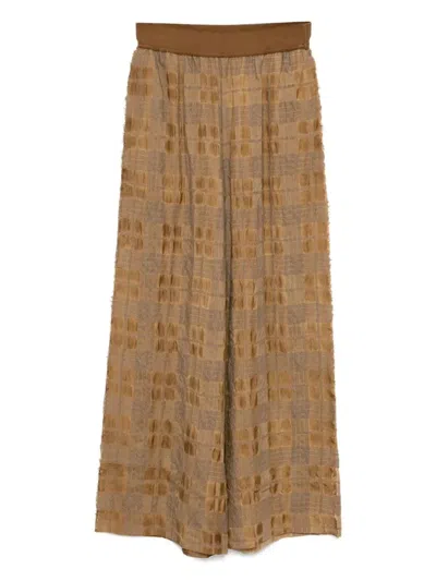 UMA WANG UMA WANG PLAID TROUSERS