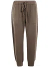 Uma Wang Drawstring Knitted Trousers In Brown