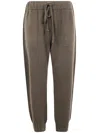 Uma Wang Drawstring Knitted Trousers In Brown