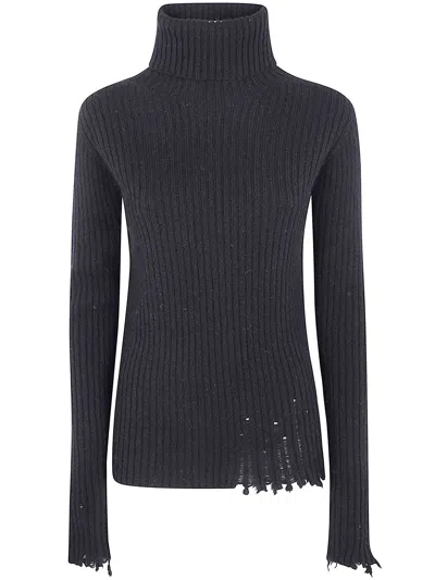 UMA WANG UMA WANG "PLAIN WS" HIGH NECK RIB TOP