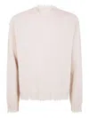 Uma Wang Basic Round Neck Sweater In Multi