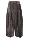 Uma Wang Pleat-detail Trousers In Gray