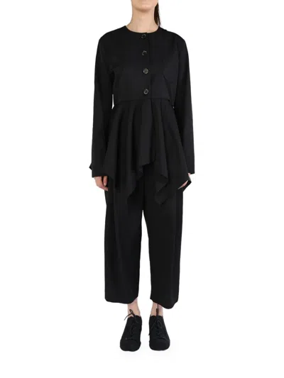 UMA WANG PLEAT-DETAILING JACKET