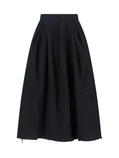 UMA WANG PLEATED MIDI SKIRT