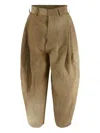Uma Wang Trousers Woman In Brown