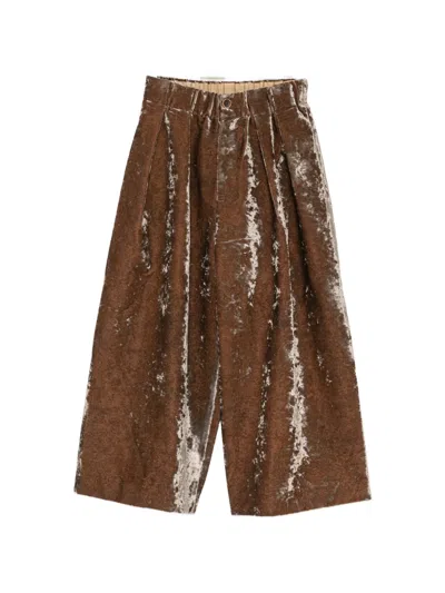 Uma Wang Poetic Pants In Brown