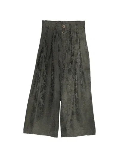 Uma Wang Poetic Pants In Green
