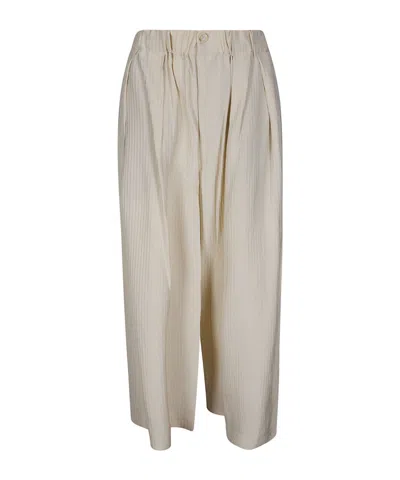 Uma Wang Poetic Pleated Pants In Brown